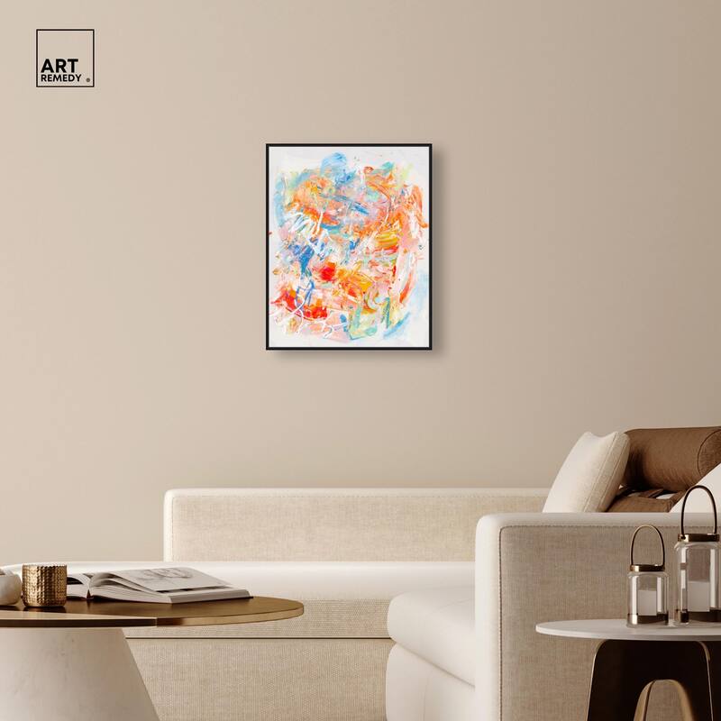 Swirling Hues I Canvas by Art Remedy