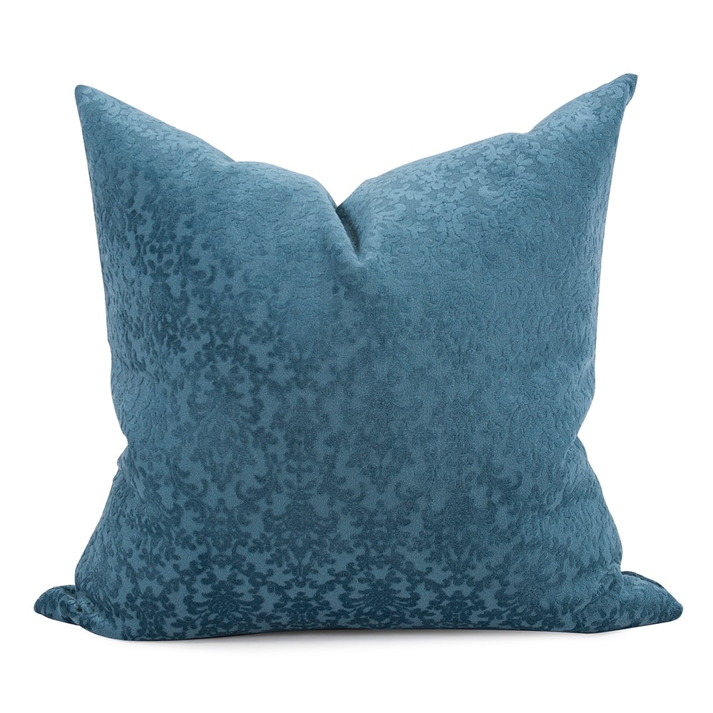 20" x 20" Pillow Chelsey Indigo - Down Fill