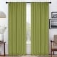 preview thumbnail 127 of 198, Superior Solid Machine Washable Room Darkening Curtains with Back Tabs, Set of 2 42" x 108" - Sage