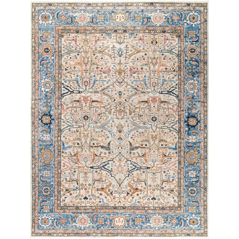 Serapi One-of-a-Kind Hand-Knotted Area Rug - Ivory - 9' 0" x 11' 11"