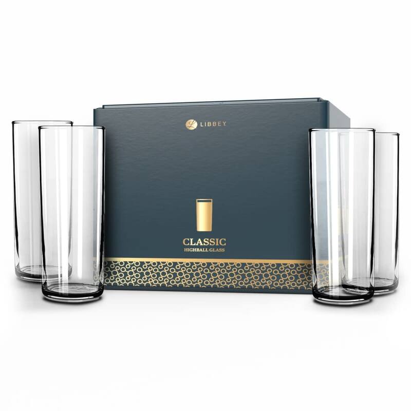Libbey Classic Highball Drinking Glass, 11 ounce, Set of 6 - Set of 6