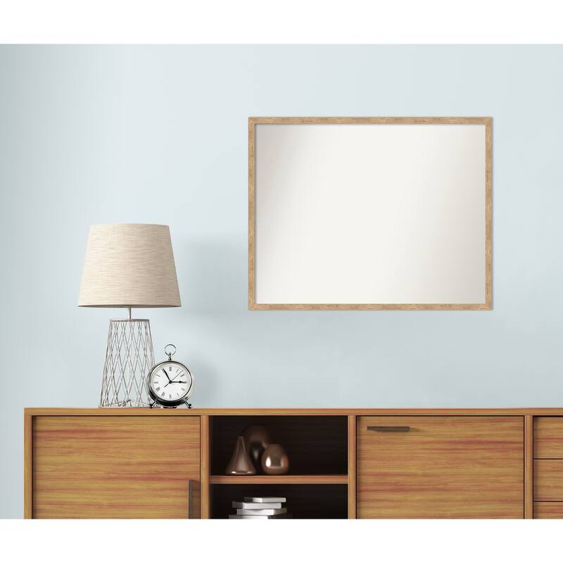 Imprint Non-Beveled Wood Framed Wall Mirror