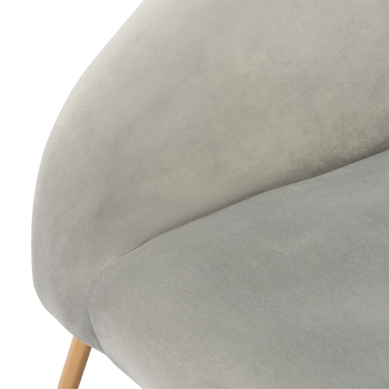 SAFAVIEH Made Glam Velvet Accent Chair - 32.3" W x 29.5" L x 30" H - 32Wx30Dx30H
