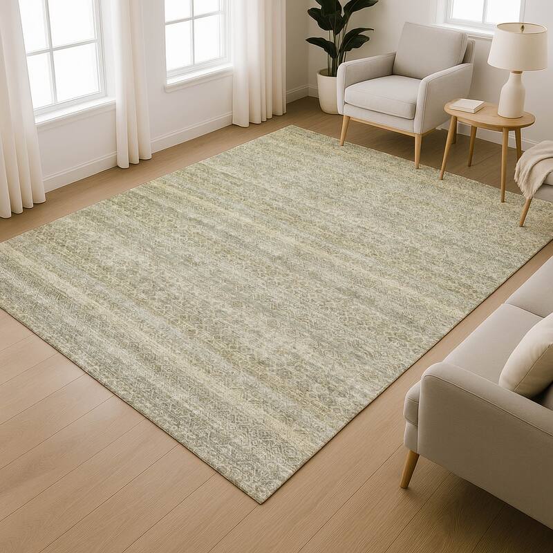 Premium Washable Super Soft Boho Stripes Mayfield Rug