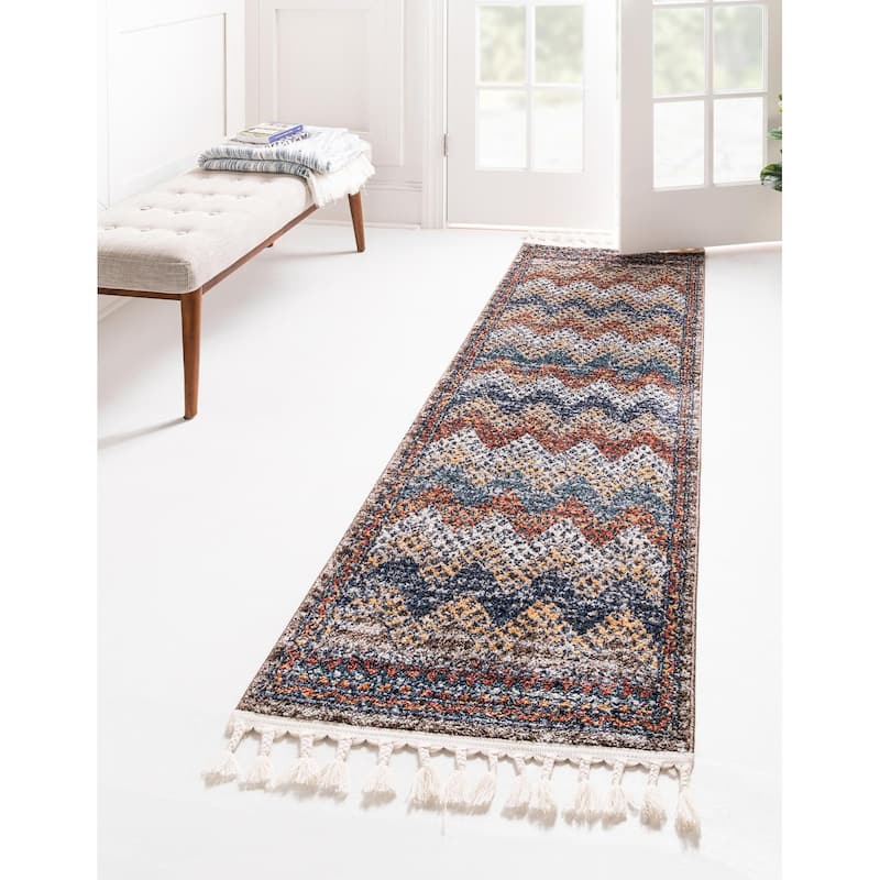 Contemporary Ariella Collection Area Rug - 2'x8' - Multi