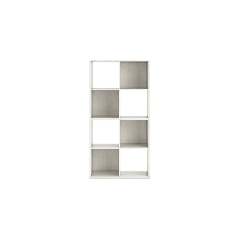 Ashley Furniture Aprilyn White 8 Cube Organizer - 24"W x 12"D x 47"H