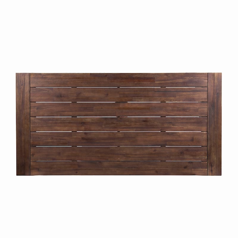 Christopher Knight Home Cooper Outdoor 6-Piece Rectangular Acacia Wood and Wicker Dining Set