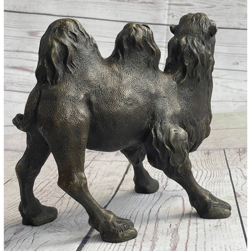 Dromedary Or Bactrian Camel Bronze Figurine Figure Statue Sculpture Original Milo 8.5 Inches X 12 Inches