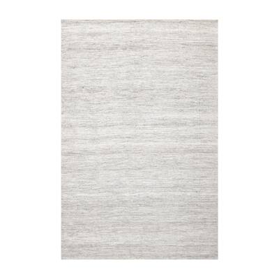 Hand Woven Silver,Gray Dhurry Wool Traditional Oriental Area Rug