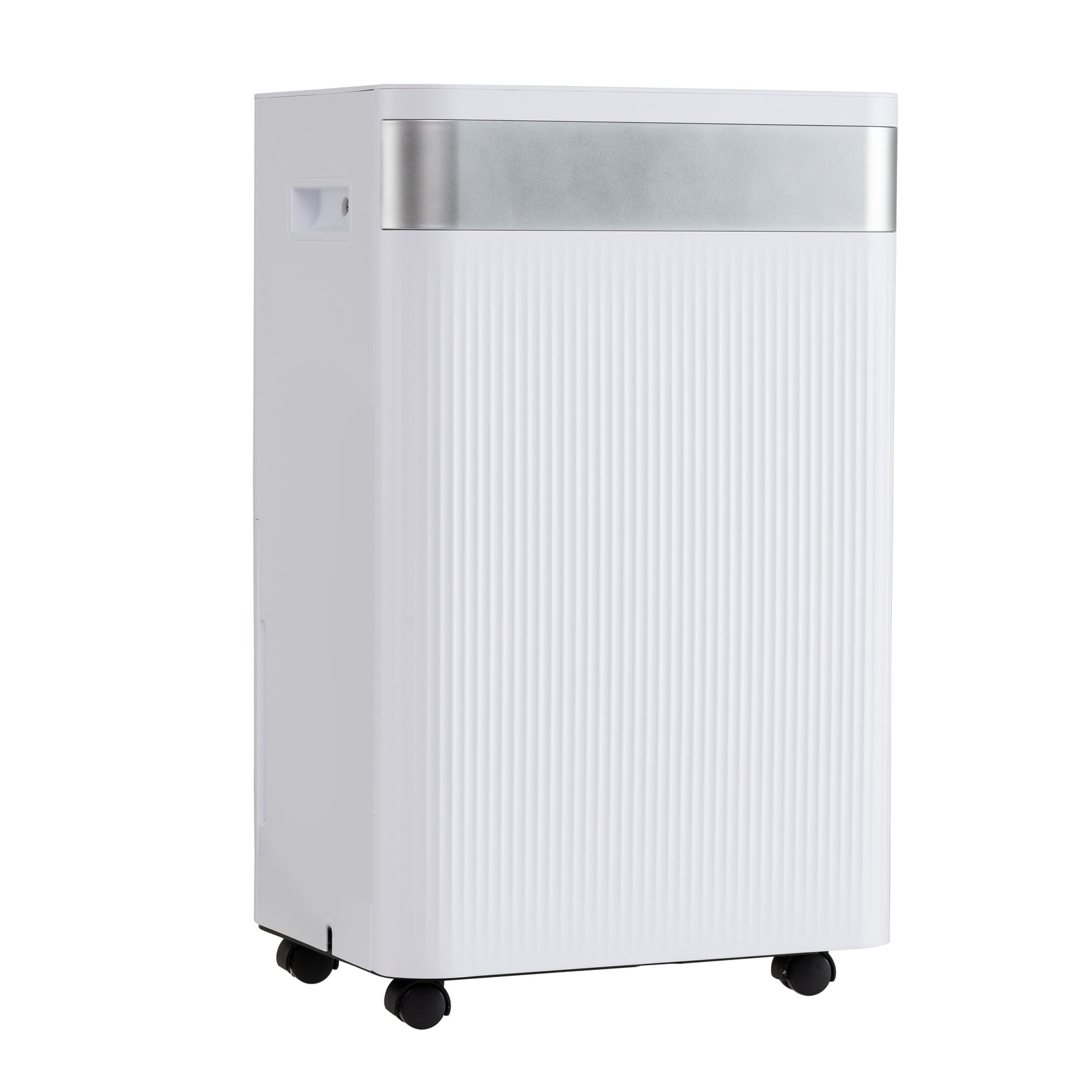 White ABS Dehumidifier 54 Pints with Smart Touch Panel and Drain Hose - 12