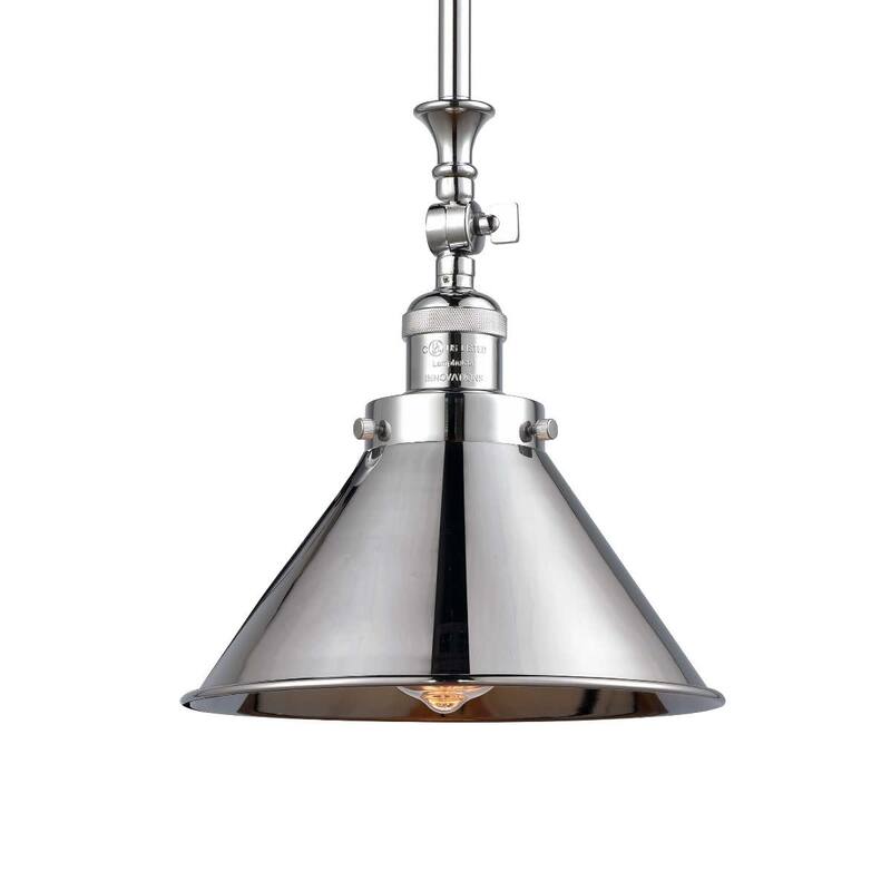 Innovations Lighting Briarcliff Single Light 10" Wide Pendant - Polished Chrome / Polished Chrome
