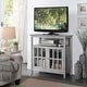 preview thumbnail 24 of 33, Copper Grove Angelina 2-door TV Stand Faux Birch