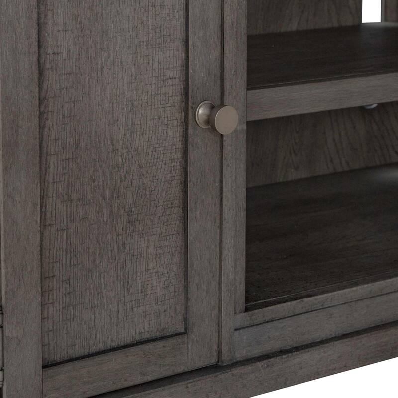 Liberty Furniture Entertainment Fireplace TV Consoles 78 Inch with Firebox - 406 78 Inch Console w/ Fire FTS