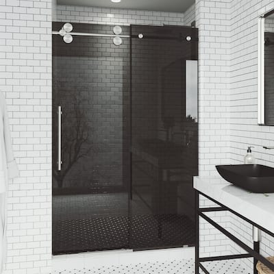 VIGO Elan Frameless Sliding Shower Door
