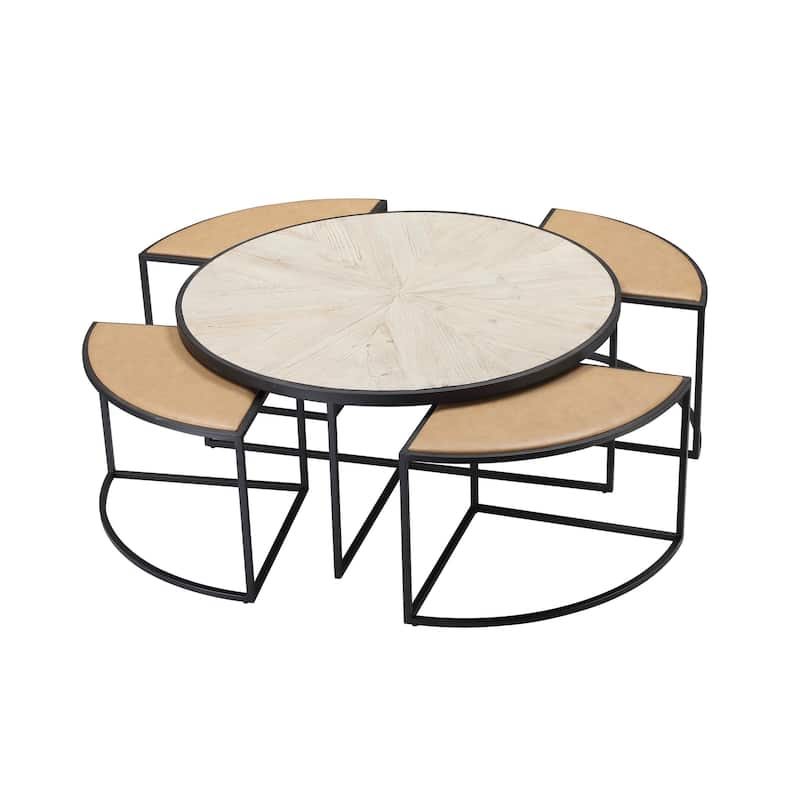Burnham Home 5-Piece Olivia Coffee Table