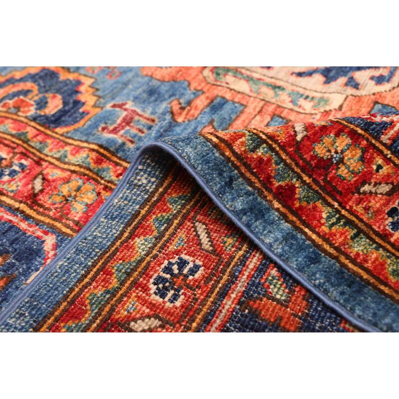 ECARPETGALLERY Hand-knotted Aryana Blue Wool Rug - 9'11 x 14'2