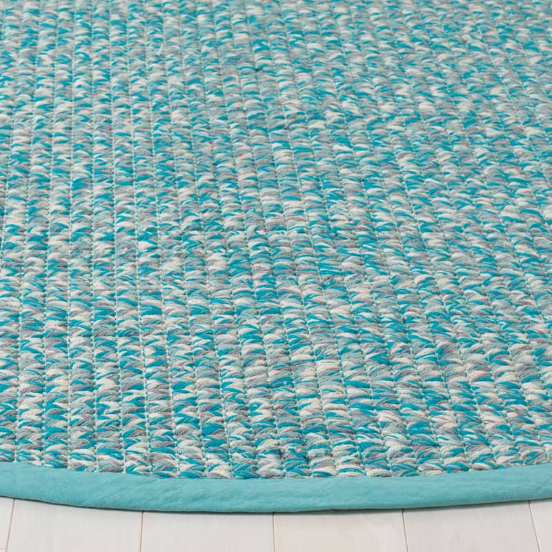 SAFAVIEH, Handmade Flatweave Montauk Gyrithe Casual Cotton Rug