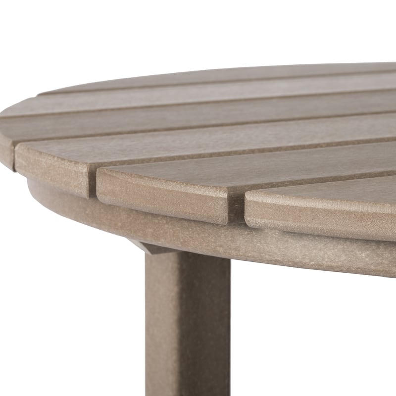 Laguna Hdpe All Weather Outdoor Patio 24" Round Counter Bistro Table