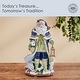 preview thumbnail 3 of 3, Fitz and Floyd Holiday Musical Telluride Blue Santa Figurine, 11 Inch