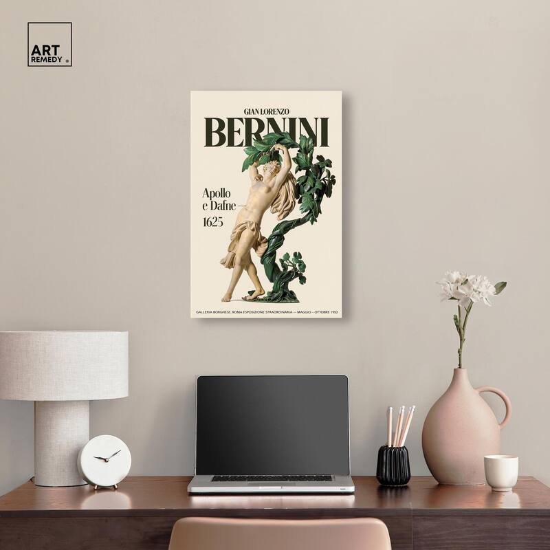 Celebrating Bernini Canvas by Art Remedy, Gallery Wrapped