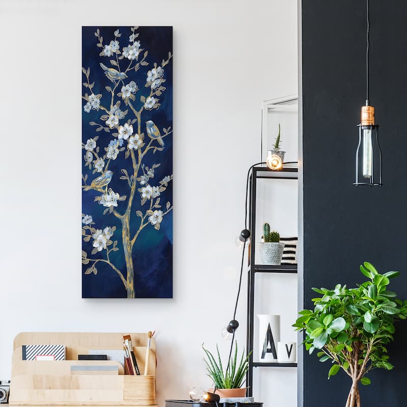 Indigo Spring II Canvas Art Print