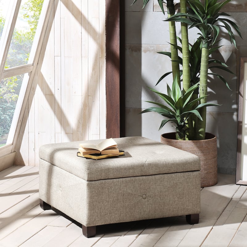 Madison Park Lucas Soft Close Storage Ottoman