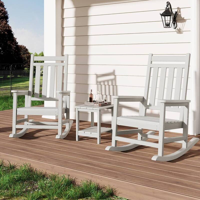 18 x 15 inch Adirondack Outdoor Patio Side Table, End Table for Patio Pool Deck - N/A