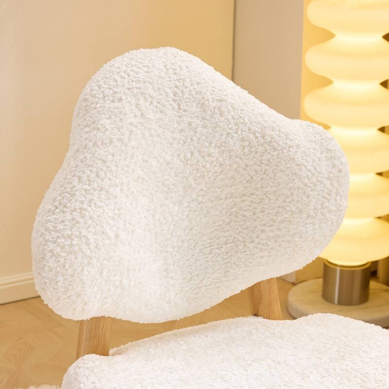 Cloud Puff Soft Accent Chair – Cozy Vanity & Lounge Chair