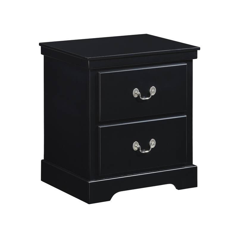 Classic Traditional 2 Drawers Nightstand