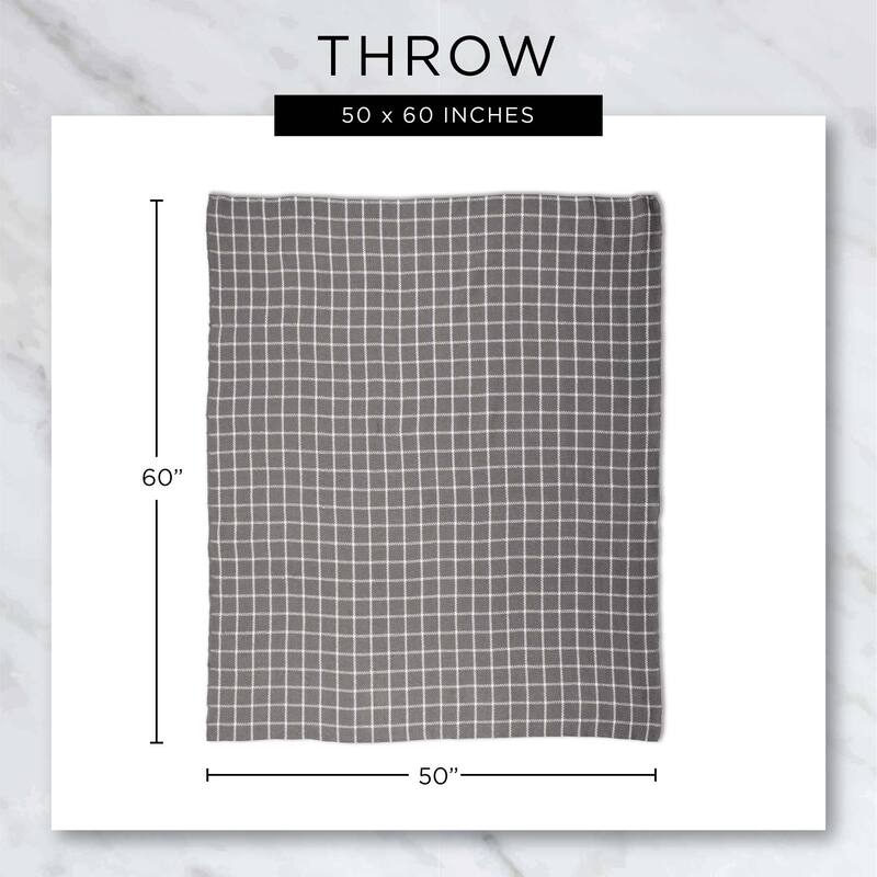 DII Slub Stripe Throw