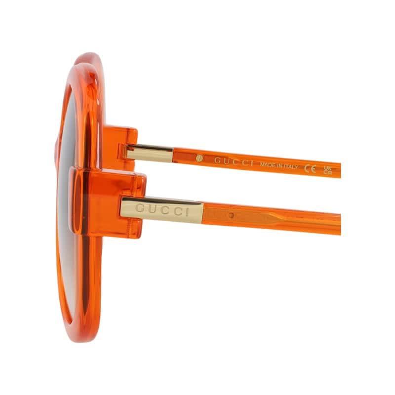 Gucci Round-Frame Injection Sunglasses