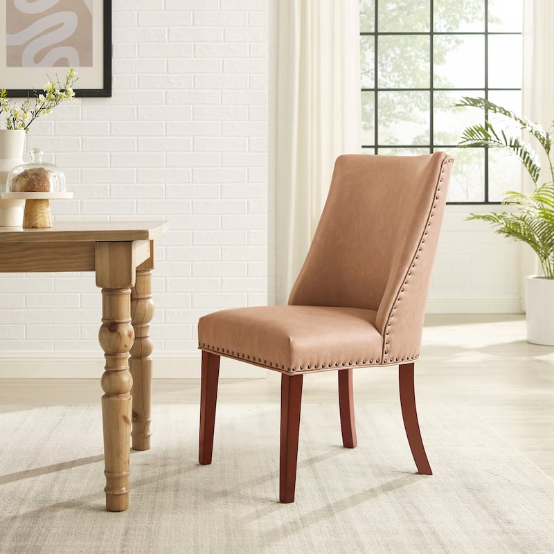 Allard Faux Leather Dining Chairs (Set of 2)