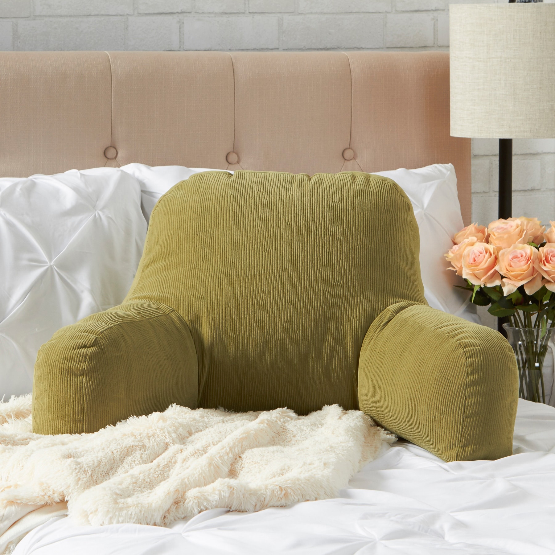 Omaha Corduroy Junior Bed Rest Pillow