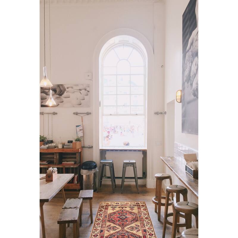 ECARPETGALLERY Hand-knotted Konya Anatolian Khaki Wool Rug - 2'10 x 10'5