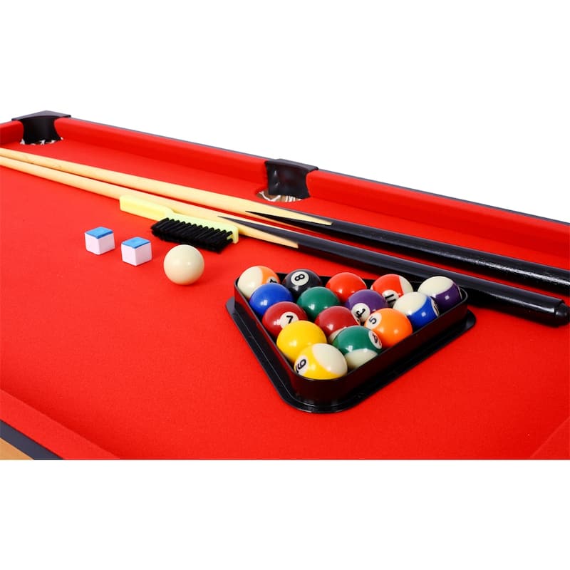 5-in-1 Multi-Game Table Billiards,Push Hockey,Foosball,Ping Pong Etc.
