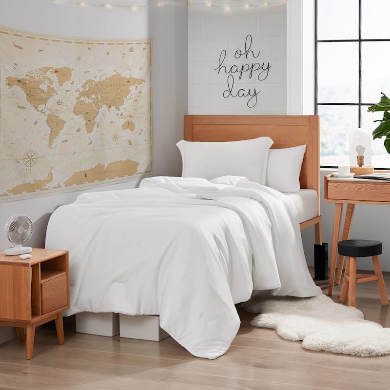 Cooler Than Cool - Coma Inducer® Oversized Comforter Set - Real White - Twin XL