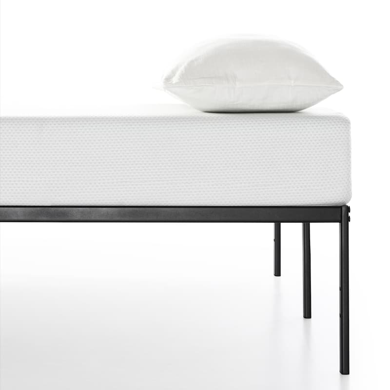Metal 14-inch Platform Bed Frame By Crown Comfort