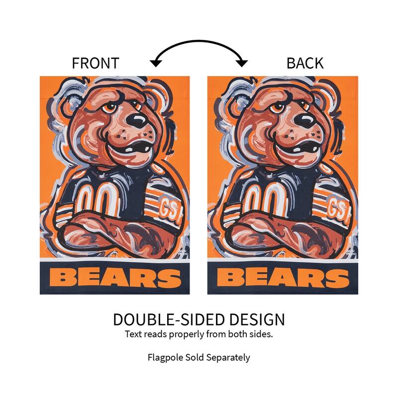 Chicago Bears, Suede Garden Justin Patten