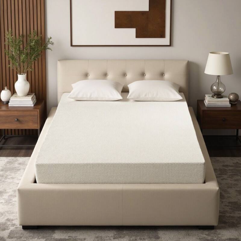 GDFStudio Casper 8-Inch Twin Mattress with 3-Layer Sponge, Gel-Perforated Top and 7-Zone Support