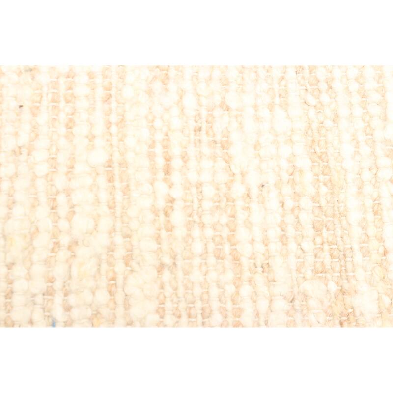 ECARPETGALLERY Braid weave Sienna Tan Wool Rug - 5'1 x 7'11