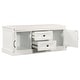 preview thumbnail 30 of 48, Storage Bench with 2 Drawers and 2 Cabinets, Shoe Bench with Removable Cushion for Living Room