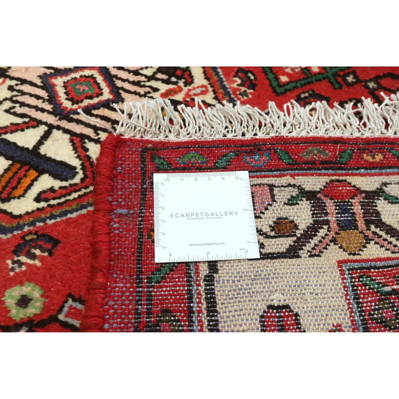 ECARPETGALLERY Hand-knotted Andelz Red Wool Rug - 3'3 x 4'10