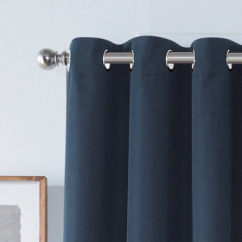 Tommy Hilfiger Kingston Grommet Curtain Panel Pair