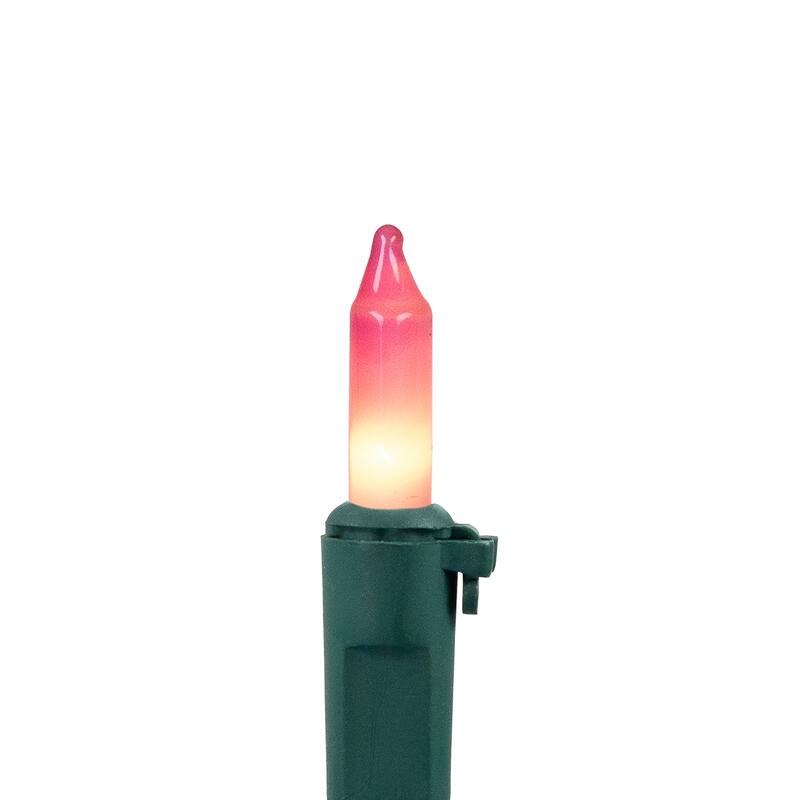 Pastel Mini Christmas Light Set - Multi-Color - 10' Green Wire - 50ct