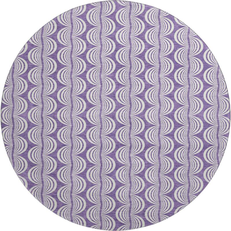 Premium Washable Super Soft Transitional Scallop Mayfield Rug