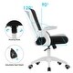 preview thumbnail 8 of 6, Office Chair Mid Back Ergonomic Adjustable Mesh Computer Desk Chair Executive Swivel Chair