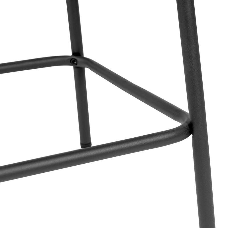 Saddle Tufted 24” Height Breathable Faux Leather Counter Stools