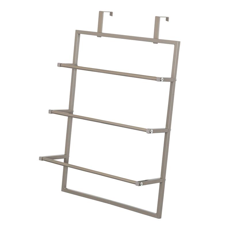 HoneyCanDo OverTheDoor 3Tier Towel Rack 25.98L x 17.52W x 5.87H