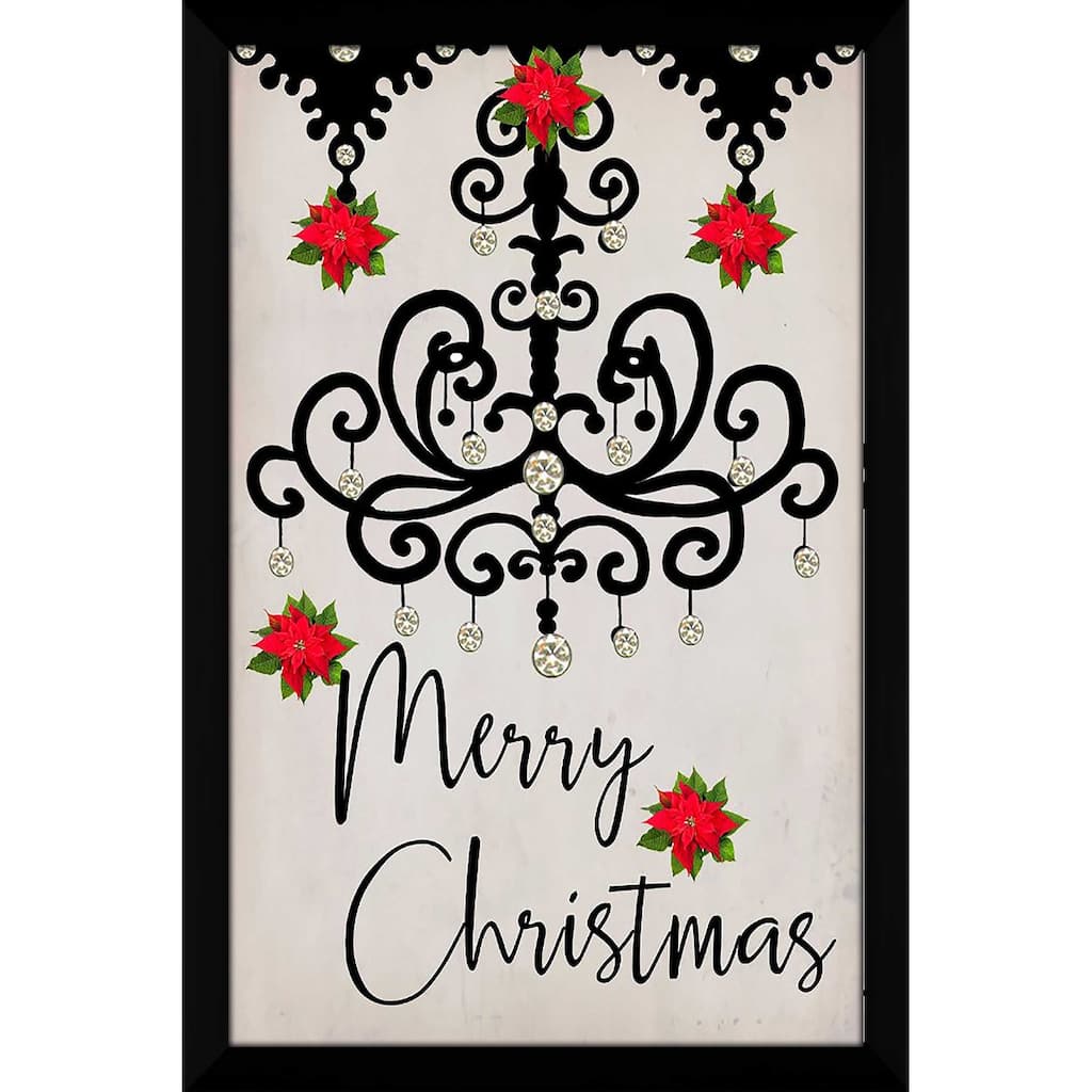 "Chandelier, Merry Christmas" by Jodi Print on Acrylic