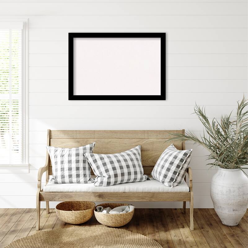 Brushed Framed White Corkboard Bulletin Board